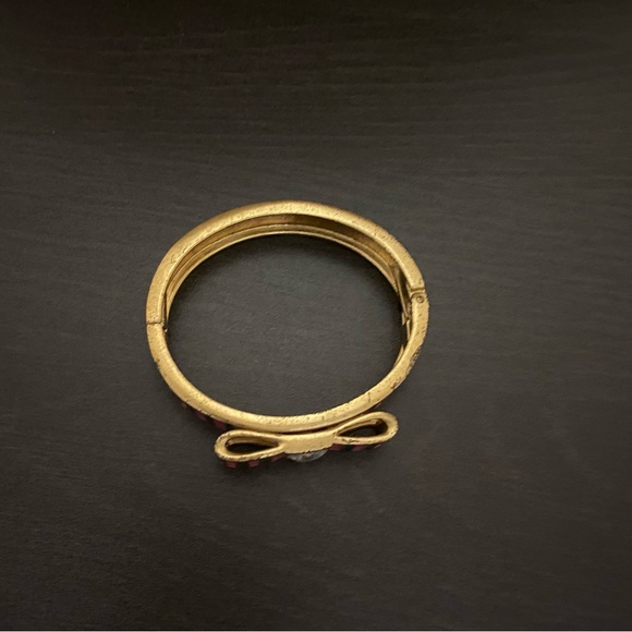 Pink & Black Clamp Bracelet, smoke free home - Picture 3 of 4